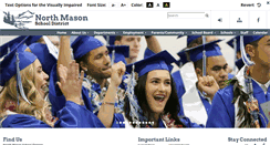 Desktop Screenshot of northmasonschools.org