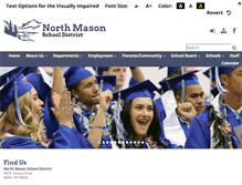 Tablet Screenshot of northmasonschools.org